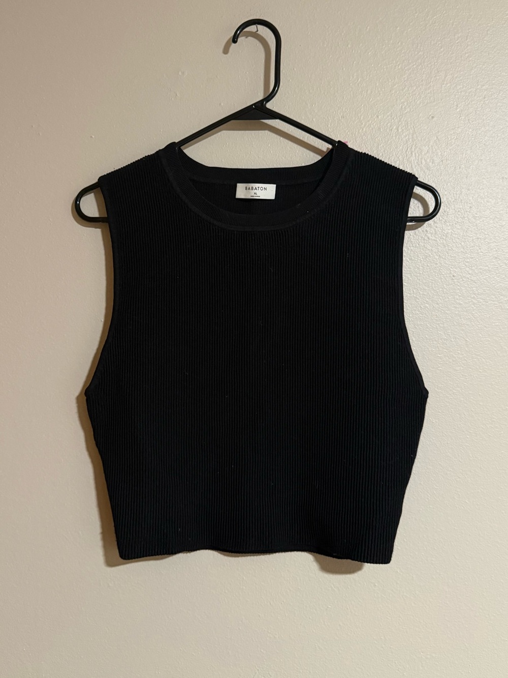 Aritzia Babaton Sculpt Knit Ribbed Tank Size XL